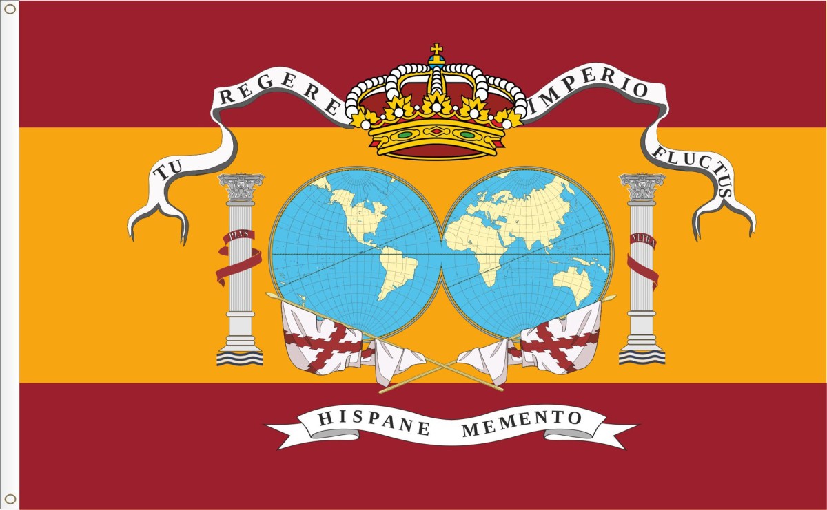 Bandera de España Hispane Memento Tamaño L